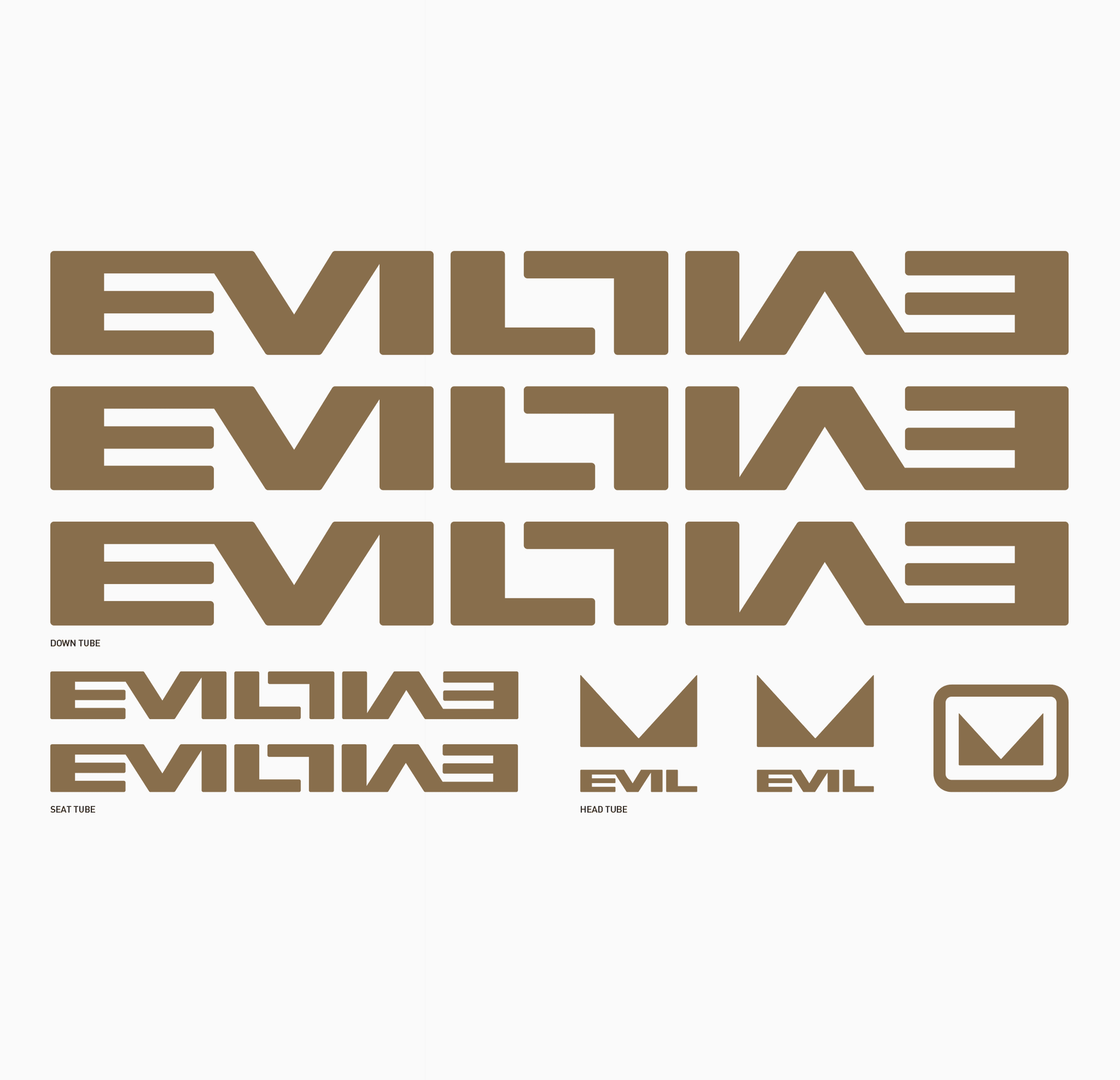 Evil online bike stickers