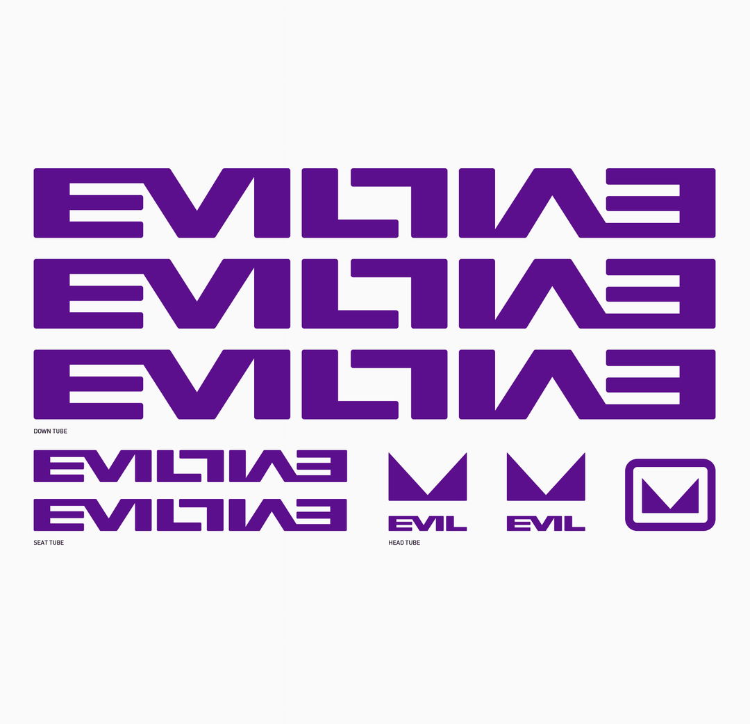 Evil bike best sale decals