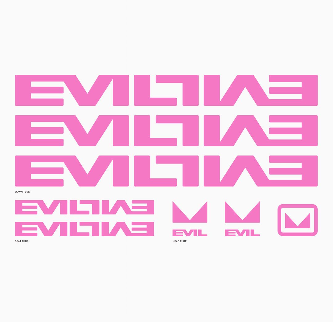 Evil bike best sale decals